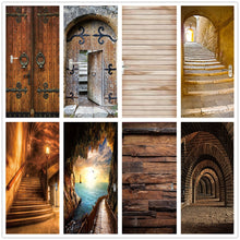 Load image into Gallery viewer, 3D Door Sticker Wood Adhesive Waterproof Wallpaper for Doors Living Room Bedroom Poster DIY Mural Decals Home Decor deursticker