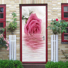 Load image into Gallery viewer, 3D Door Sticker Wood Adhesive Waterproof Wallpaper for Doors Living Room Bedroom Poster DIY Mural Decals Home Decor deursticker